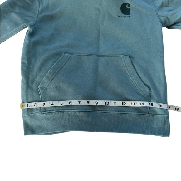 Carhartt green hoodie. (Big kids) - Picture 8 of 10